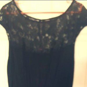 Black lace dress